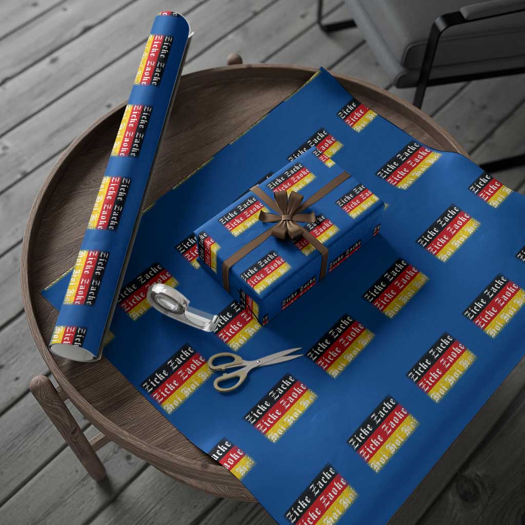 Zicke Zacke Hoi Oktoberfest Wrapping Paper Roll Vintage German Flag - Wonder Print Shop