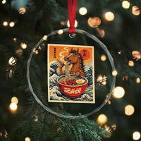 Zodiac Lunar New Year Of The Horse 2026 Crystal Glass Ornament Ramen Lovers