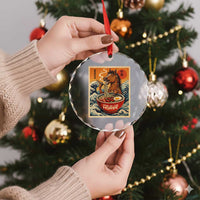 Zodiac Lunar New Year Of The Horse 2026 Crystal Glass Ornament Ramen Lovers