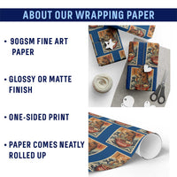Zodiac Lunar New Year Of The Horse 2026 Wrapping Paper Roll Ramen Lovers