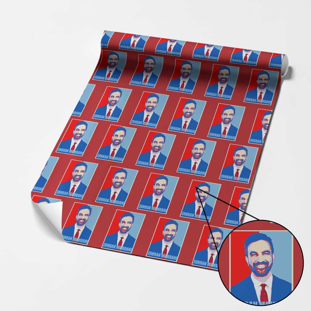 Zohran Madamni Wrapping Paper Roll for New York Mayor - Wonder Print Shop