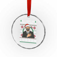 Zohran Mamdani Christmas Crystal Glass Ornament All I Want For Xmas Is New York City - Wonder Print Shop