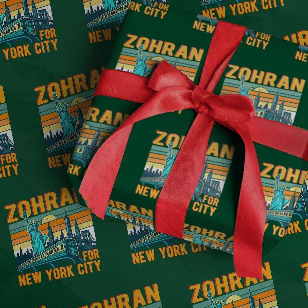 Zohran Mamdani NYC Mayor Wrapping Paper Roll - Wonder Print Shop
