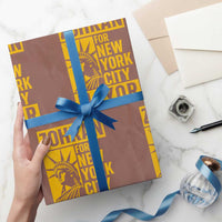 Zohran Mamdani NYC Mayor Wrapping Paper Roll Funny Cool Trendy Progressive - Wonder Print Shop