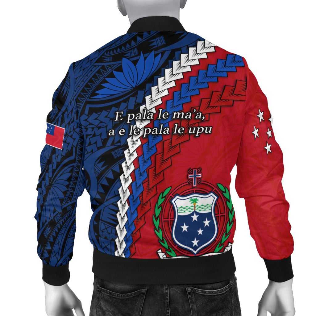 Samoa Polynesian Men Bomber Jacket Quotes LT13 - Wonder Print Shop