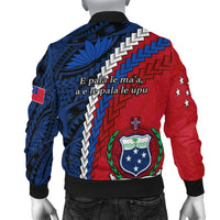 Samoa Polynesian Men Bomber Jacket Quotes LT13 - Wonder Print Shop