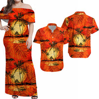 Hawaii Polynesian Matching Hawaiian Shirt And Dress Beautiful Sunshine LT13 - Wonder Print Shop
