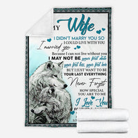 wolf-to-my-wife-i-love-you-i-could-live-with-you-flannel-blanket
