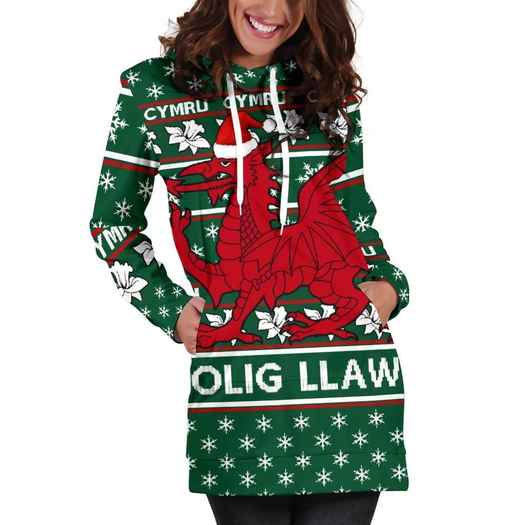 wales-merry-christmas-hoodie-dress