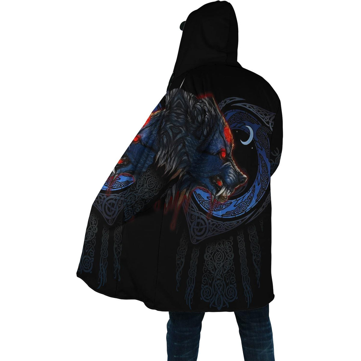 viking-cloak-fenrir-viking-wolf-3d