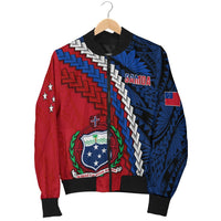 Samoa Polynesian Men Bomber Jacket Quotes LT13 - Wonder Print Shop