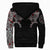 Viking Raven Tatoo Blood Ver 2 Sherpa Hoodie A15 RLT12 - Wonder Print Shop