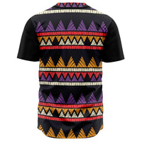 Ethnic Boho Seamless Native American Baseball Jersey LT10 - Wonder Print Shop