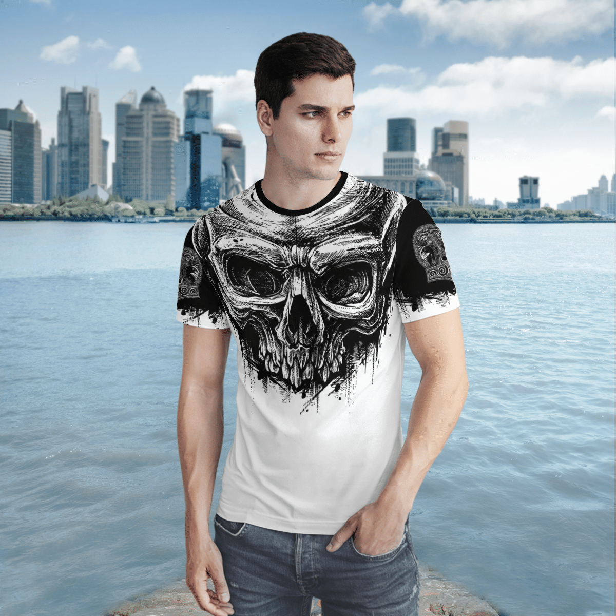 Viking Clothing Ulfhedinn Art T Shirt RLT12 - Wonder Print Shop