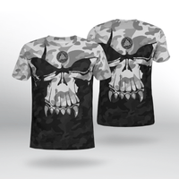 Viking Clothing Viking CAMO Valknut Viking T Shirt RLT12 - Wonder Print Shop