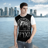 Viking Clothing Viking BEAR Raven Viking T Shirt RLT12 - Wonder Print Shop