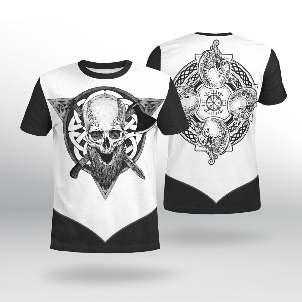 Viking Clothing WARRIOR Viking SYMBOL Viking T Shirt RLT12 - Wonder Print Shop
