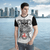 Viking Clothing WARRIOR FENRIR Viking T Shirt RLT12 - Wonder Print Shop