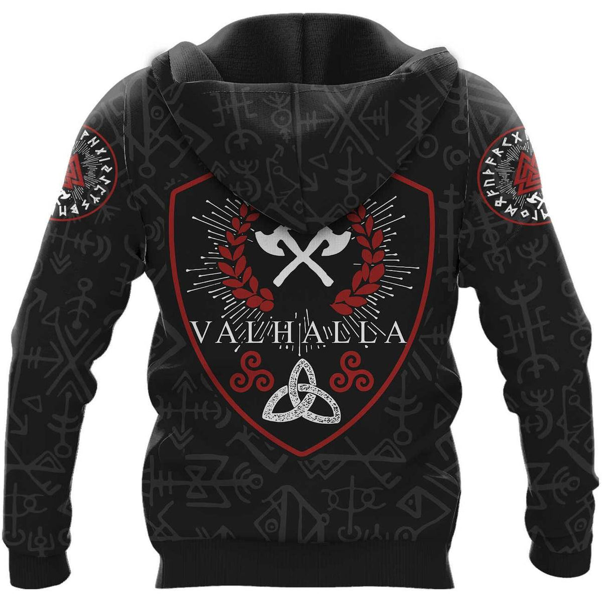 Viking Clothing Until Valhalla Viking Hoodie RLT12 - Wonder Print Shop