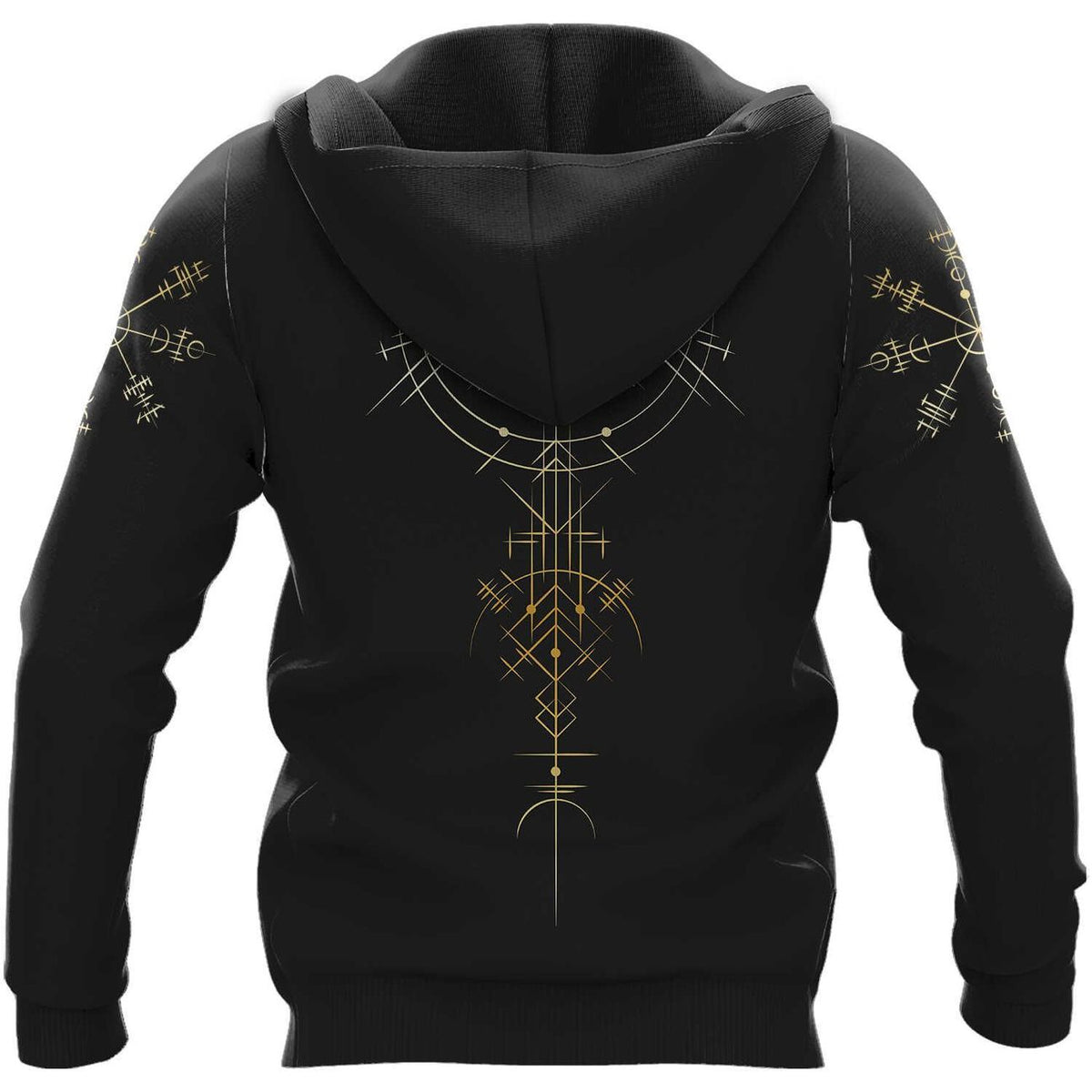 Viking Clothing Skull Vegvisir Viking Hoodie RLT12 - Wonder Print Shop