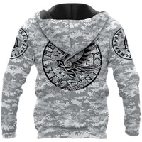 Viking Clothing Never Gave Up Viking Hoodie RLT12 - Wonder Print Shop