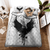 Viking Quilt Bed Set - Raven Vegvisir - Viking Quilt Bedding Set RLT12 - Wonder Print Shop