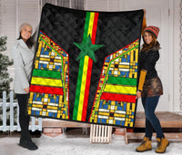 Senegal Premium Quilt Ver02 Senegal Flag Color and Coat Of Arm RLT6 - Wonder Print Shop