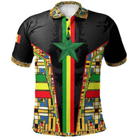 Senegal Polo Shirt Senegal Flag Color and Coat Of Arm RLT6 - Wonder Print Shop