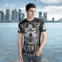 Viking Clothing FENRIR Vegvisir Viking T Shirt RLT12 - Wonder Print Shop