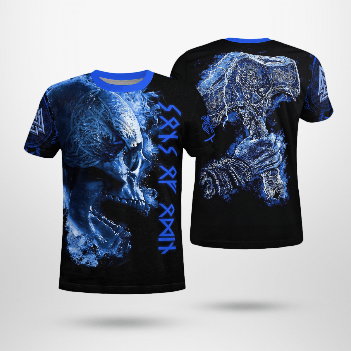 Viking Clothing Sons Of Odin Viking T Shirt RLT12 - Wonder Print Shop