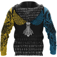 Viking Clothing Viking The Sons Of Fenrir Skoll and Hati Raven Hoodie RLT12 - Wonder Print Shop