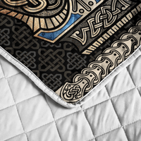 Viking Quilt Bed Set - Mjolnir Is The Hammer Of The Thunder God Thor In Norse Mythology RLT12 - Wonder Print Shop