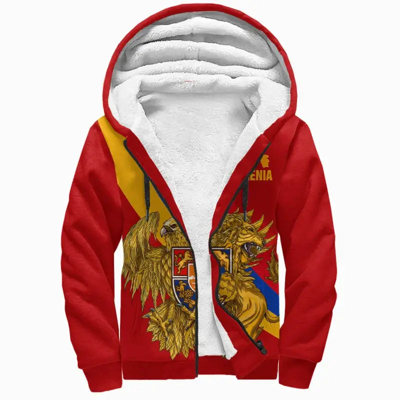 Armeria Special Flag Sherpa Hoodie RLT8 - Wonder Print Shop