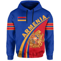 Armenia Hoodie Coat Of Arms Up Style Hoodie RLT8 - Wonder Print Shop