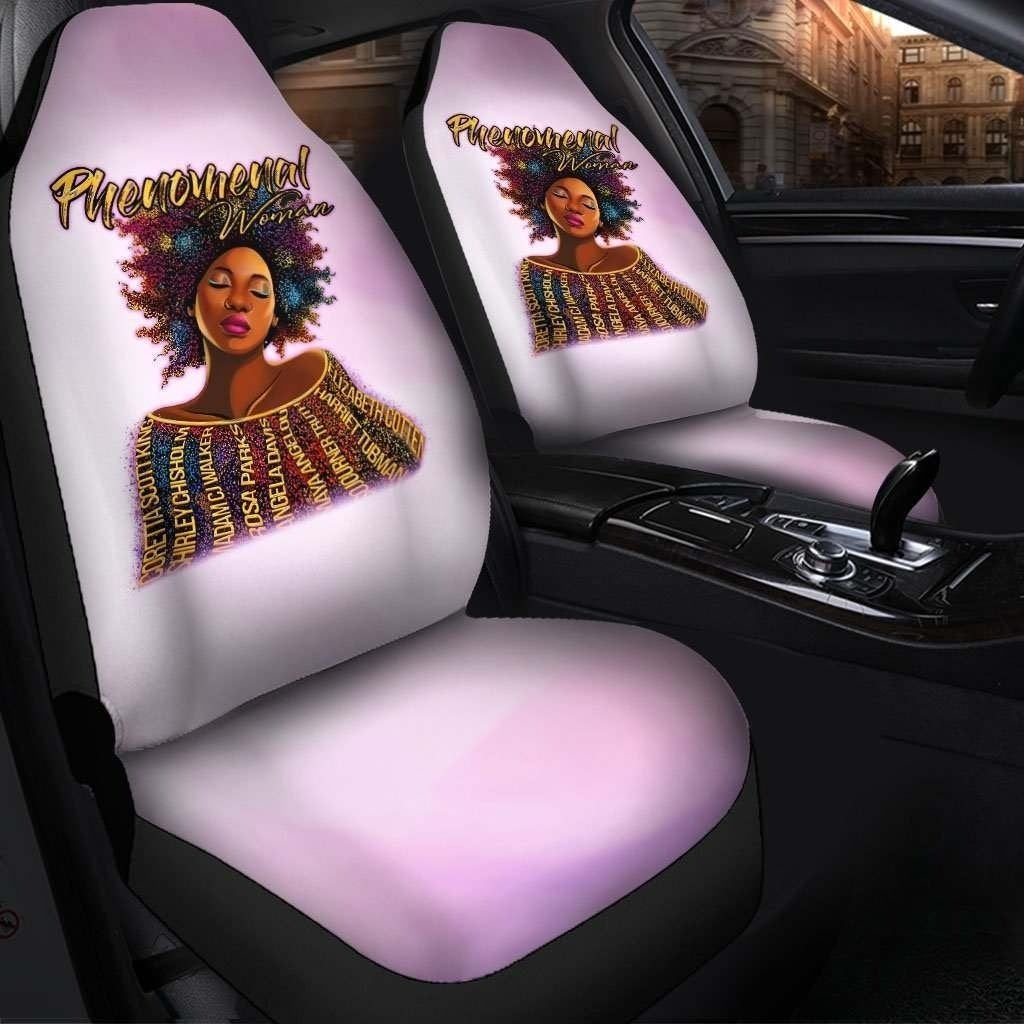 African Car Seat Covers - Phenomenal Women Car Seat Covers - Color Style 1 - Wonder Print Shop