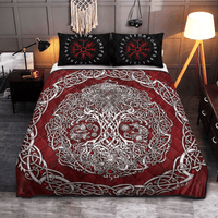 Viking Quilt Bed Set - Viking Quilt Bedding Set - Yggdrasil RLT12 - Wonder Print Shop