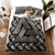 Viking Quilt Bed Set - Silver Valknut Symbol - Viking Quilt Bedding Set RLT12 - Wonder Print Shop