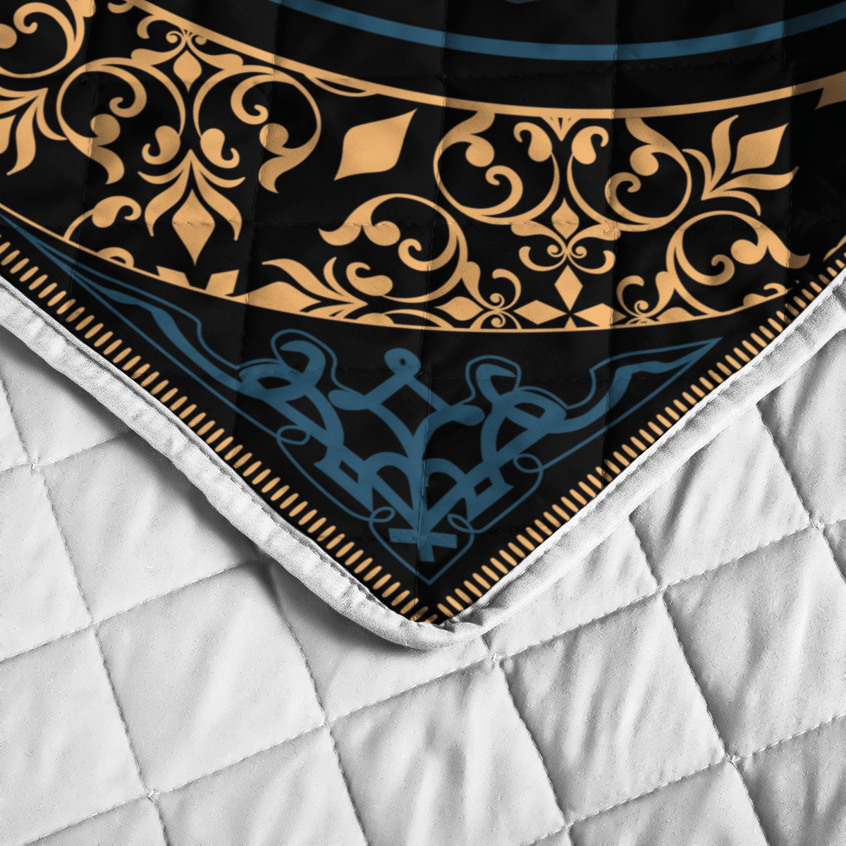 Viking Quilt Bed Set - Thor Hammer Mjolnir - Viking Hammer - Viking Quilt Bedding Set RLT12 - Wonder Print Shop