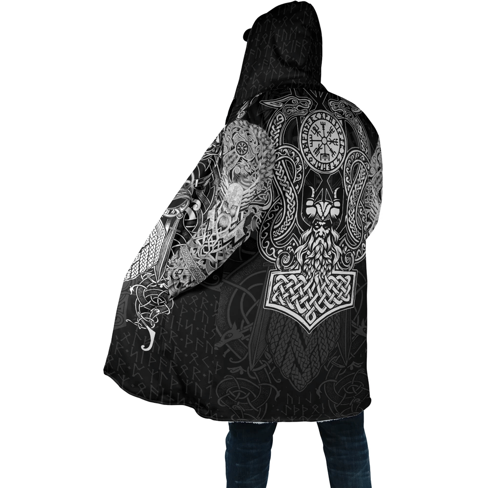 viking-cloak-3d-all-over-printed-silver-symbols-of-viking-black-hooded-coat