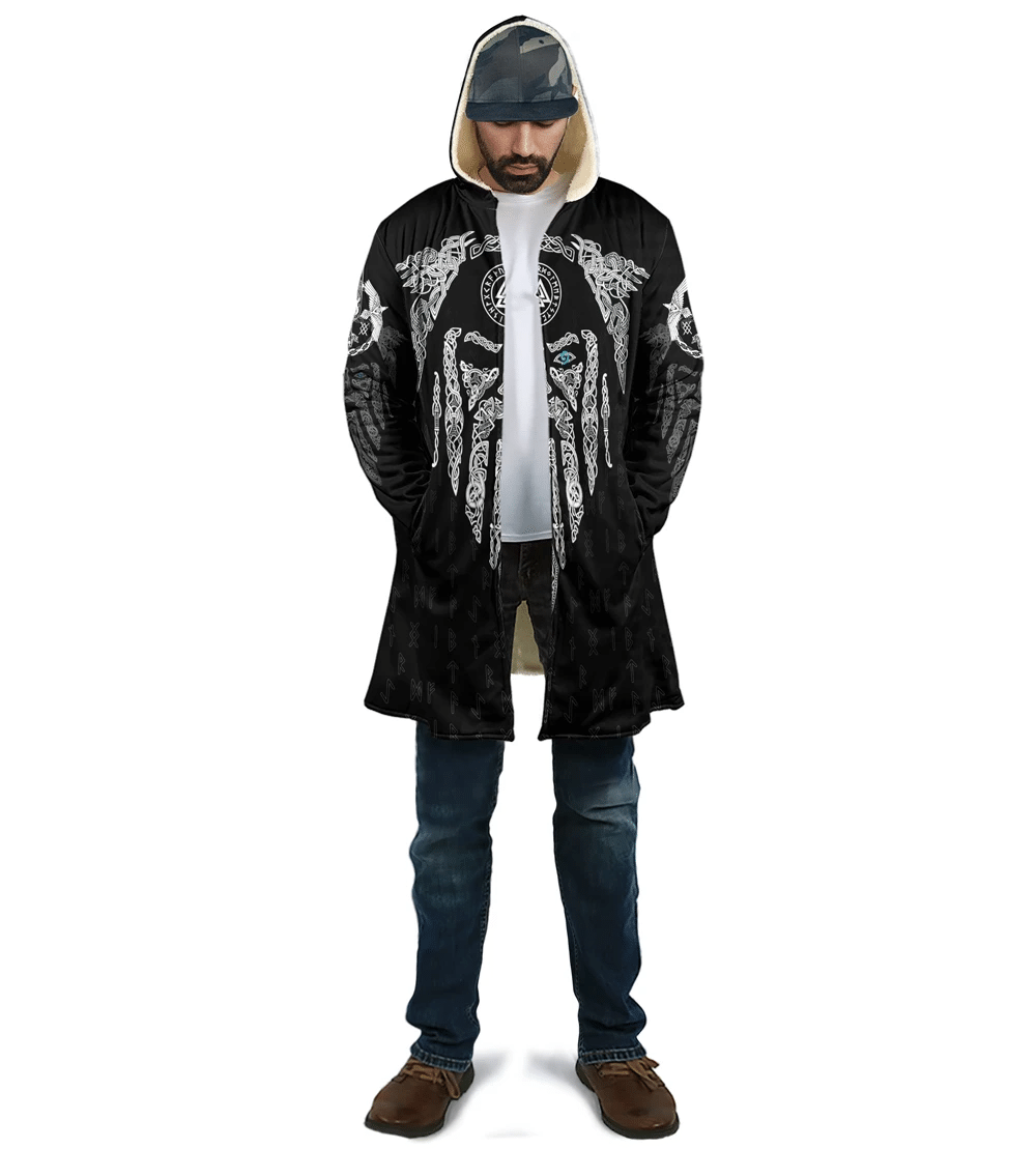 viking-cloak-3d-all-over-printed-viking-hammer-with-viking-warrior-black-hooded-coat