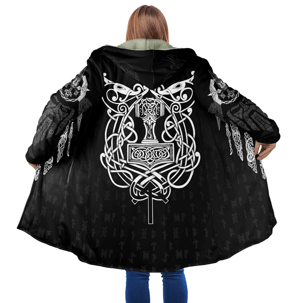 viking-cloak-3d-all-over-printed-viking-hammer-with-viking-warrior-black-hooded-coat