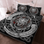 Viking Quilt Bed Set - Fenrir Wolf With Norse Pattern - Viking Quilt Bedding Set RLT12 - Wonder Print Shop