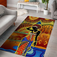 Wonder Print Shop Area Rug African Figure Drawing 2 Area Rug LT10 - Wonder Print Shop