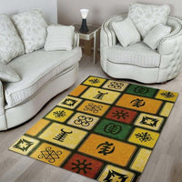 Wonder Print Shop Area Rug African Adinkra 1 Area Rug LT10 - Wonder Print Shop