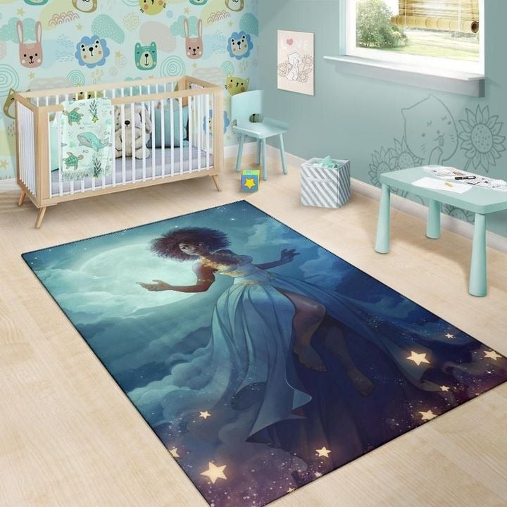 Wonder Print Shop Area Rug Magical Black Area Rug LT10 - Wonder Print Shop