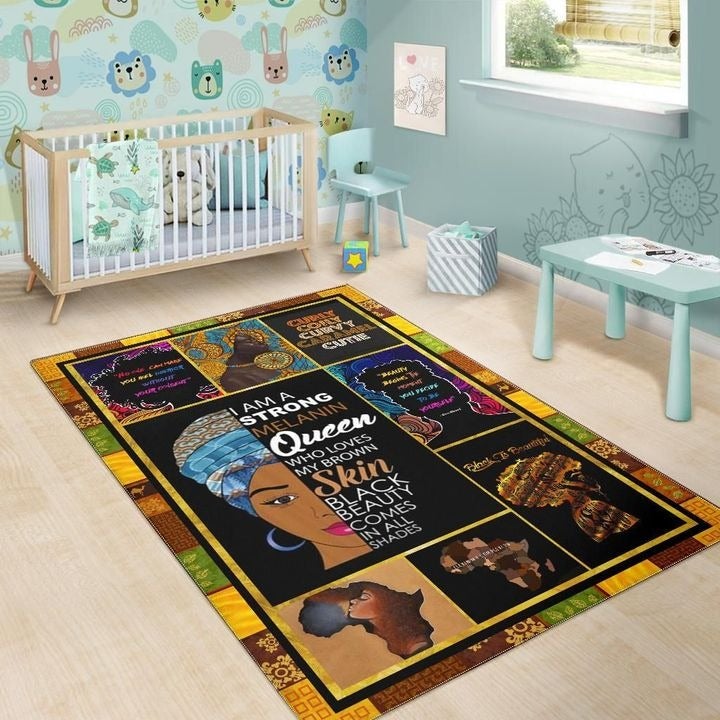 Wonder Print Shop Area Rug Black Golden Area Rug LT10 - Wonder Print Shop