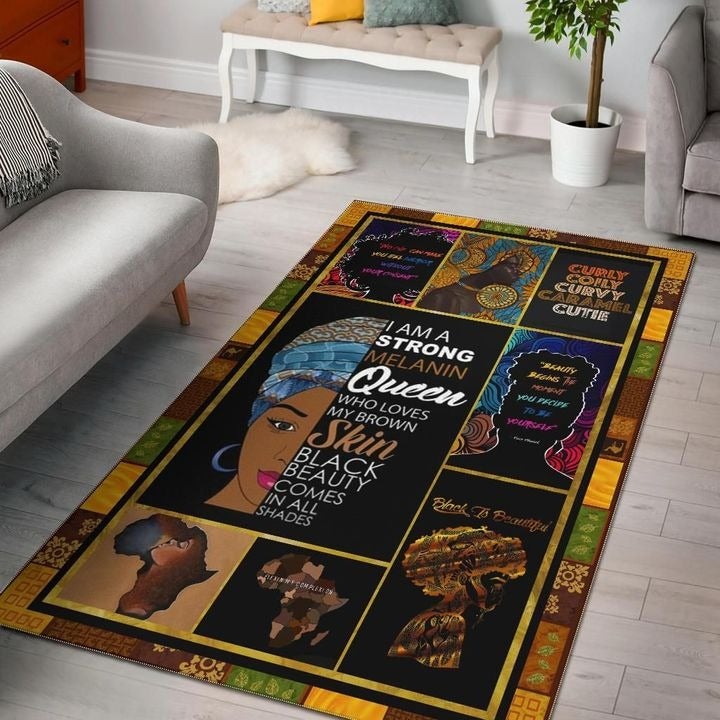 Wonder Print Shop Area Rug Black Golden Area Rug LT10 - Wonder Print Shop