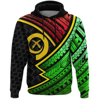 Custom Personalised Vanuatu Hoodie Vanuatu Lauhala Polynesian LT6 - Wonder Print Shop