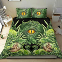 Eyes Dinosaur Bedding Set Seashell and Fern LT4 - Wonder Print Shop
