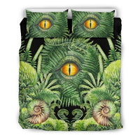 Eyes Dinosaur Bedding Set Seashell and Fern LT4 - Wonder Print Shop